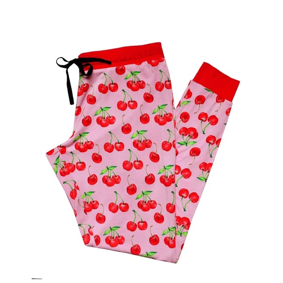 NWOT/EUC Lev Baby Mama Bamboo Lounge Pants in the CUTEST 🍒 PRINT Size XL - Picture 7 of 8